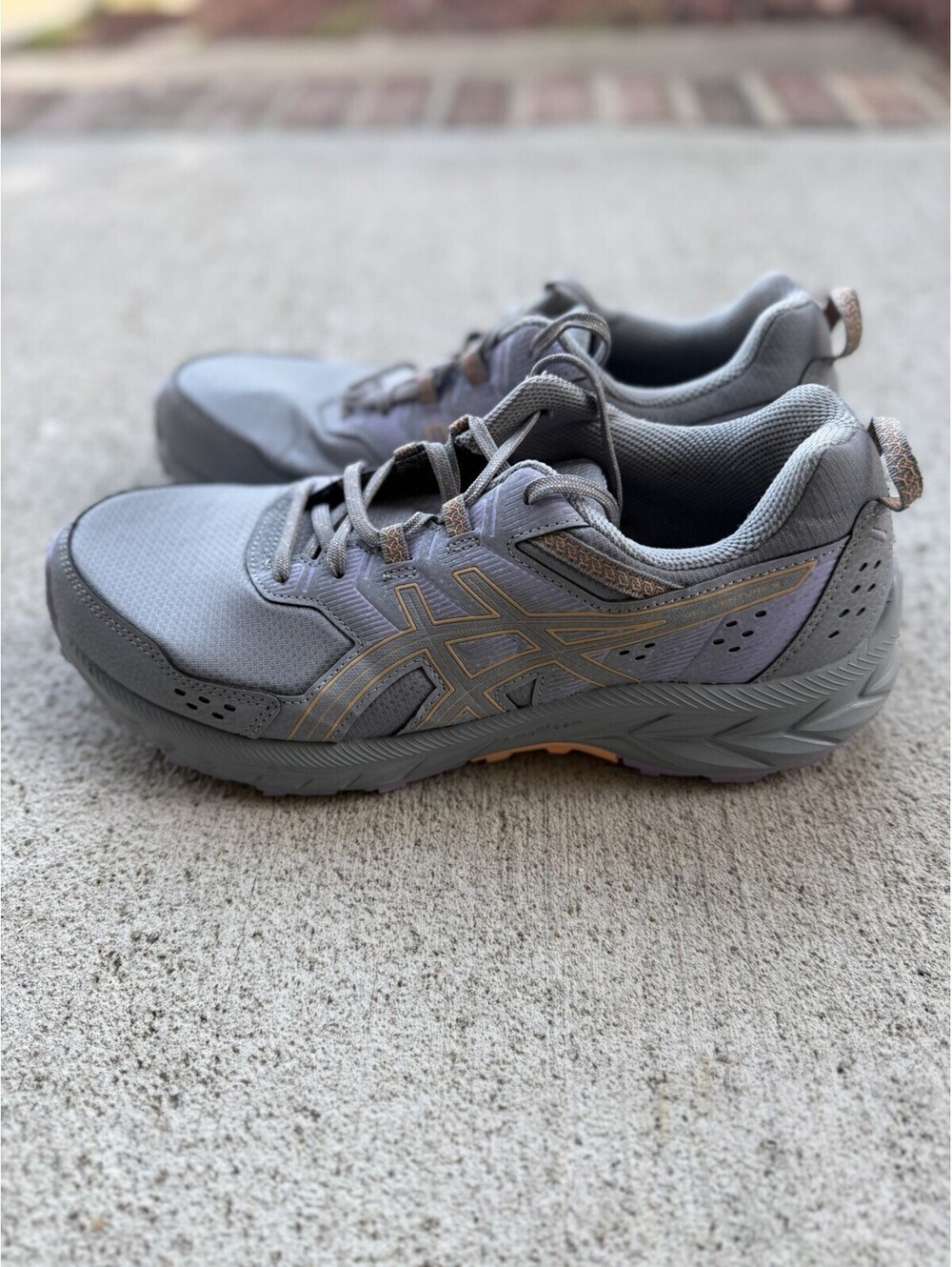 ASICS GEL-Venture 9 Trail Running Shoes Men’s Size 11 Gray Purple 1012B319